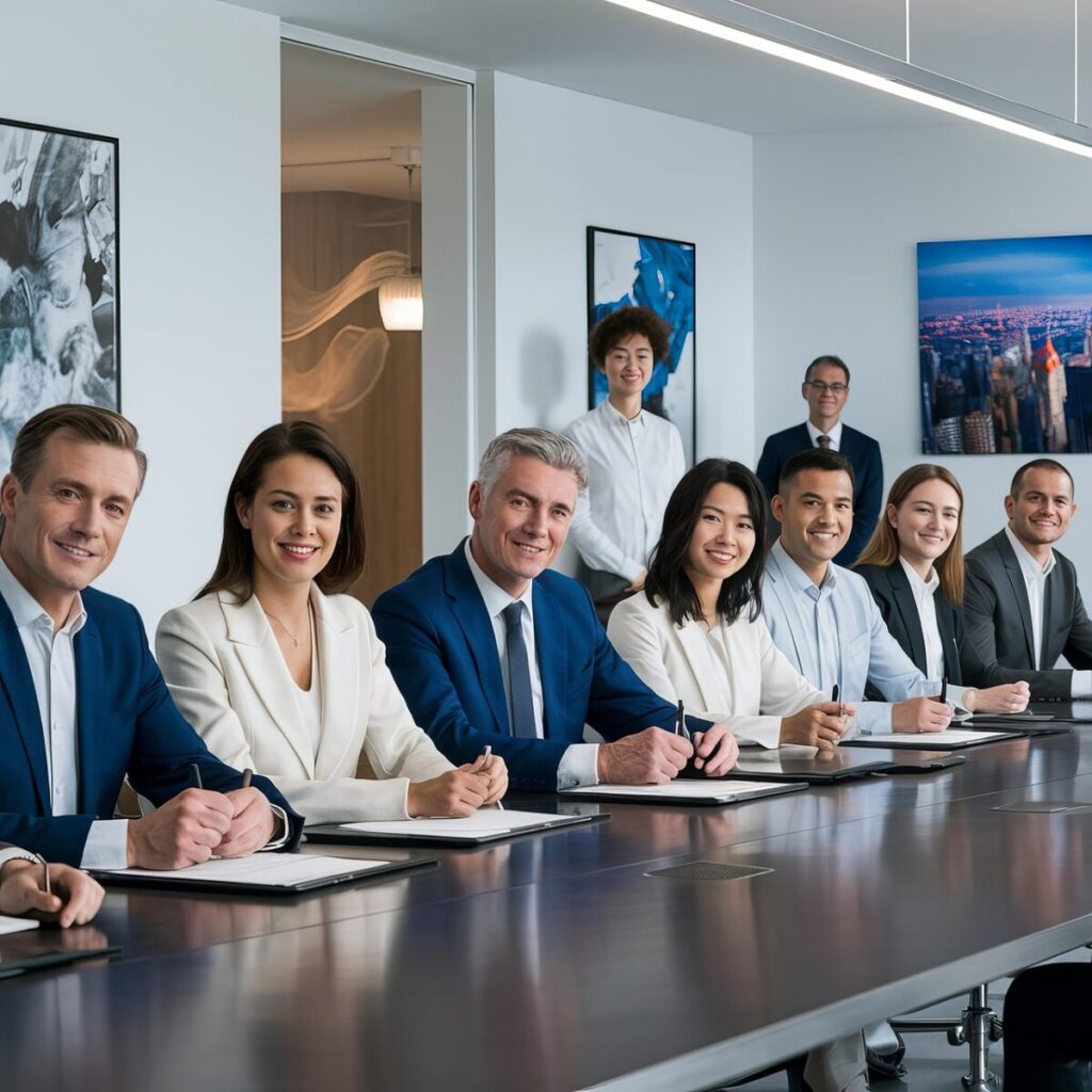 business, customer, recruitment, financial advisor, office, human resources, manager, real estate agent, insurance agent, working, business person, women, contract, people, corporate business, discussion, teamwork, leadership, greeting, job interview, business meeting, businesswoman, ai generated